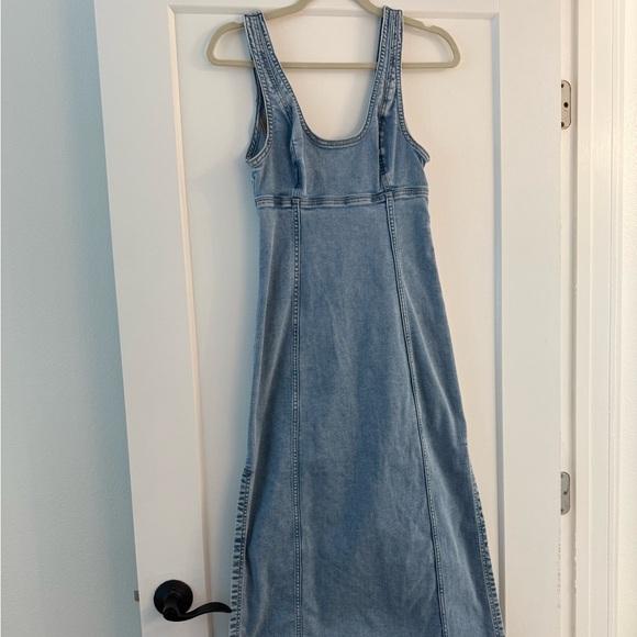 American Eagle Outfitters Blue Midi Dress - Picture 4 of 5